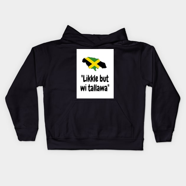 Jamaican Roots Kids Hoodie by natz-simmona